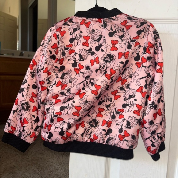 Disney Minnie Mouse Satin Bomber Jacket - Picture 2 of 5